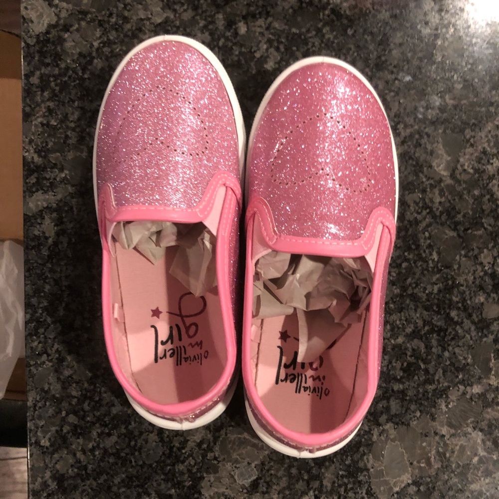 NEW! Olivia Miller Sparkle Pink Shoes